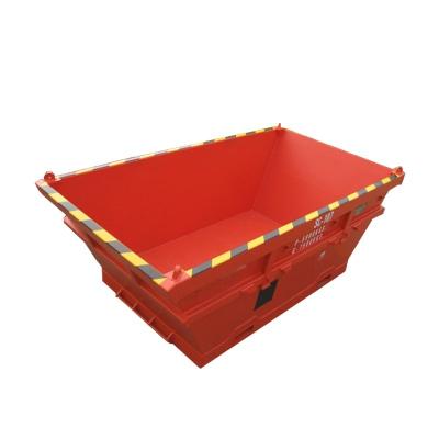 Chine 3789mm Longueur 6.5 CBM DNV Standard Steel Offshore Skip Container de déchets à terre Transport pour élimination des déchets à vendre