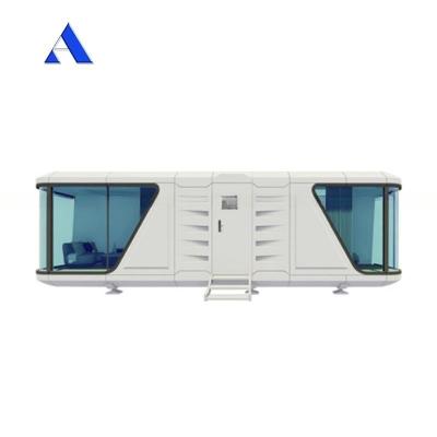 China Outdoor Park Mobile Homestay Space Capsule House Container Homes Luxury Villa Main Steel Structure Aluminium Prefab Homes for sale