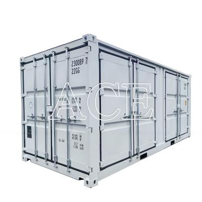 China 21 Ton Payload 20ft Open Side Dry Cargo Container with Multi-Sided Doors and Corrosion-Resistant Material for sale