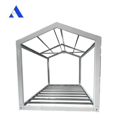 China Industrial Design Style Steel Frame for 6 x 3 x 2.8m Flat Pack Galvanized Light Steel Prefab Shipping Container Module for sale