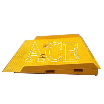 China Hydraulic Scissor Lift Container Ramp for Forklift Loading 6500Kgs Capacity and Multi-functional Design for sale