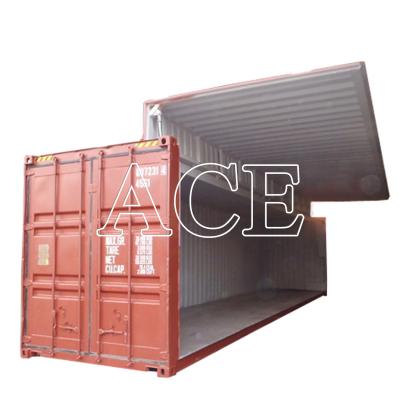 Κίνα 40 πόδια Πτέρυγα Flying Open Side Door Shipping Container με ηλεκτρικό υδραυλικό κύλινδρο CSC πλάκα και 76,4 CBM χωρητικότητα προς πώληση