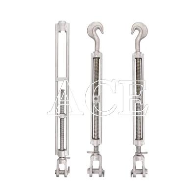 China 12.9-22.6KGS Hot Dip Galvanized DNV GL Certified Marine Container Lashing Equipment Lashing Turnbuckle with Hook for sale