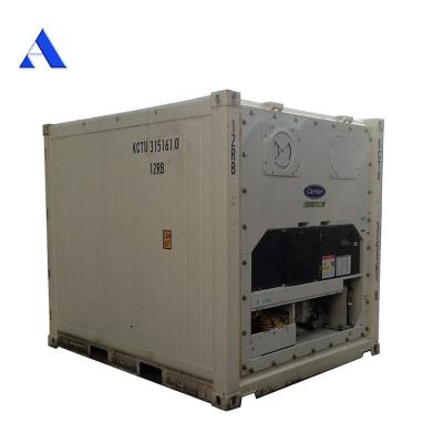 China 10FT 10 Feet 3 Meter Cold Storage Refrigerated Reefer Container with Sling Door Opening Size 2.290 x 2.206 m Third Hand for sale