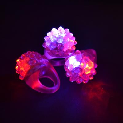 China BumpyJelly LED Promotional Gifts Soft Flashing Ring for sale