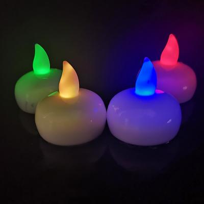 China Promotion Wedding Waterproof White Electric Floating Led Candle For Decoration Tea Candle for sale