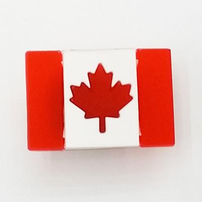 China Led Canada Day Flag Pin Blinker Blinker Led Badge for sale