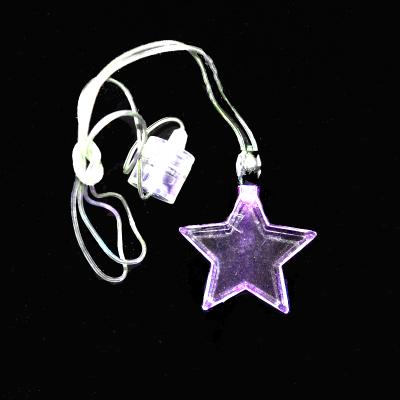 China New Star Promotional Change Color Led Necklace Lanyard for sale