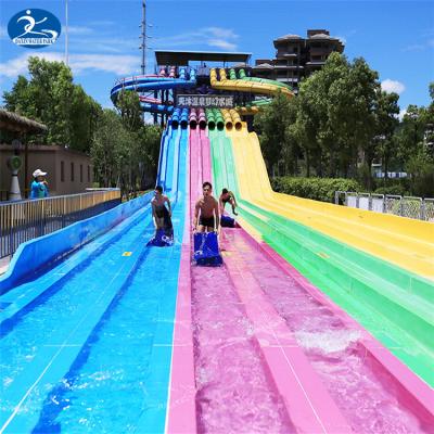 China Outdoor or indoor water park rainbow water park projects with long water slide for sale for sale