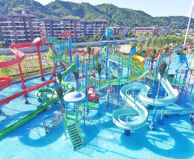 China Outdoor or indoor slide Aqua Park Outdoor Water Park DAXIN Water Park South America for sale