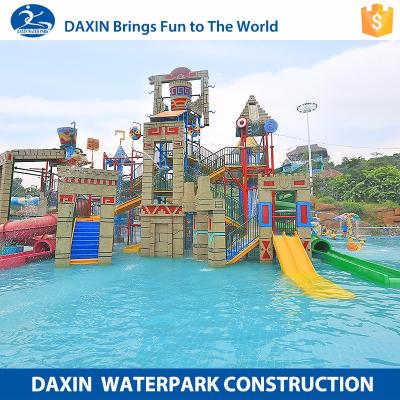 China DAXIN Outdoor or Indoor Water Park Brightly Colored Outdoor Play Equipment Water Aquatic Equipment for sale