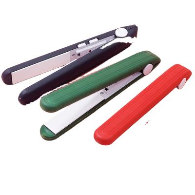 China Hotel Mini Protable Ceramic Coating PTC Heater USB Rechargeable Hair Straightener Hair Flat Iron for sale