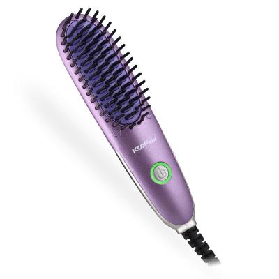 China 2021 New Safety Mini Light Portable Hair Dryer Quick Hot Brush For Hair Straightening Hair Straightener Comb for sale