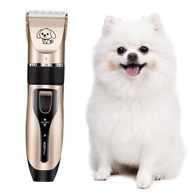 China Safety Pro New Design Quiet Cordless USB Rechargeable Animal Pet Dog Grooming LCD Display Clippers Trimer Set for sale