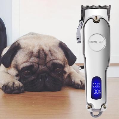 China New Safety 1500mah Dog Cat Pet 4 Rechargeable Electric Comb Trimmer Remover Grooming Clippers 4 Extra Tools Kit Set Hair Trimmer for sale