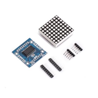 China 1PCS MAX7219 Dot Matrix Module Microcontroller Module Display Module 3.2X3.2 Finished Product for sale