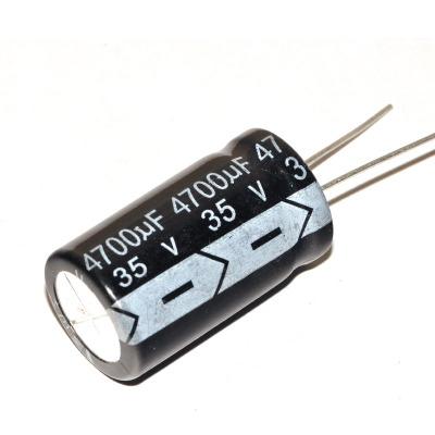 China 4700UF 35V high quality general purpose aluminum electrolytic capacitor 35V 4700UF 1830MM for sale