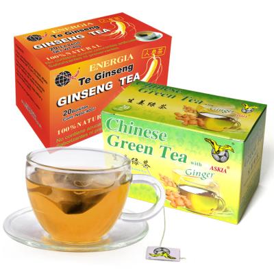 China TRIANGLE BAG tea bags WITH CHINESE GREEN TEA OR BLACK TEA for sale