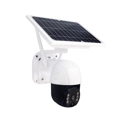 China NIGHT VISION Wifi Low Power Consumption PTZ Solar Camera Waterproof IP65 360 Degree Full Time Color Solar Wireless Camera for sale