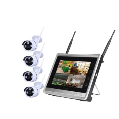 China Outdoor IP Camera Set 4ch 8ch 1080p 960p 720p IP Motion Detection P2P Security CCTV System Wifi LCD NVR Kit for sale