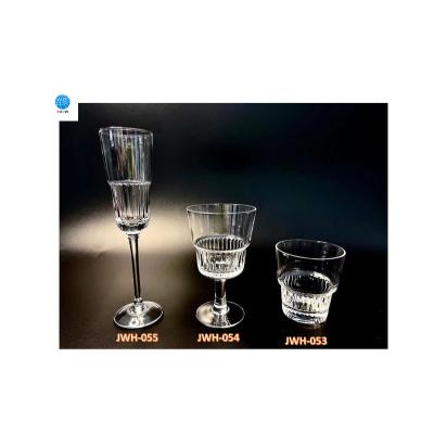 China Special Hot Selling Crystal Glass Transparent Cup Vintage Juniper Crystal Bulk Glass Wine Glass for sale