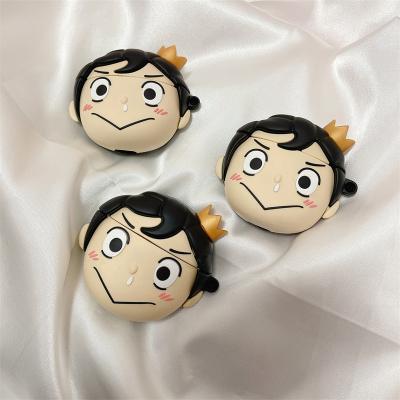 China Cute Rank Of Kings Earphone Cover Key Chains For Airpod 1/2/3 Cute Anime Silicone Case With Hook Protect Shell For Airpods Pro for sale