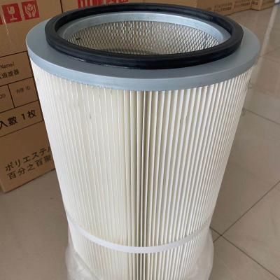 China Building Material Shops Region 12 High Quality Polyester Filter Dust Collector Cartridge Filter Flame Retardant Industrial Shot Blasting for sale