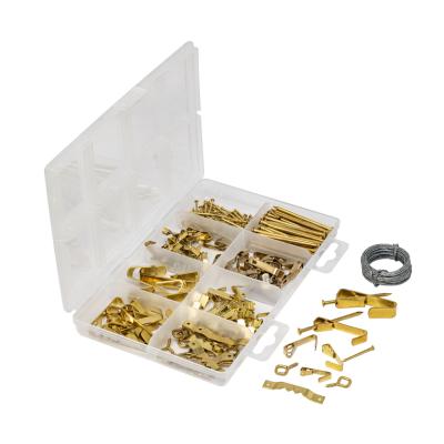 China Industry gold general brass picture hook hanger and eye from china manufacturers for sale