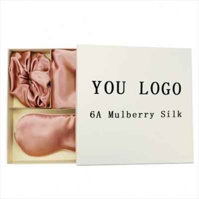 China Wholesale Custom Luxury 100% Pure Pure Eye Mask LOGO OEM/OEM Sleep Mulberry Silk Cutout Eye Mask for sale