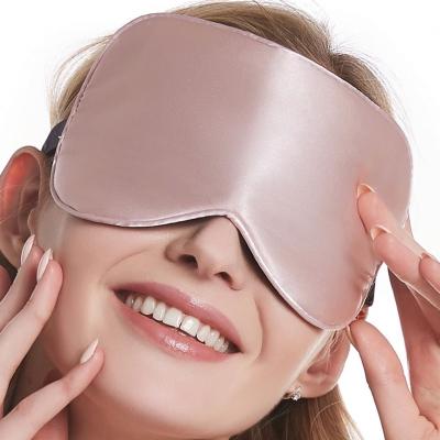 China Anti-puffiness 19/22/25 100% momme mulberry silk sleep eye mask with OEKO-Tex 100 for sale