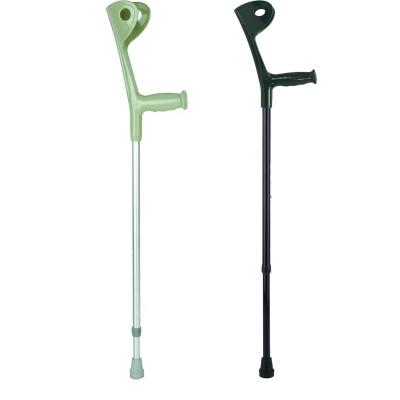 China Telescopic Axillary Crutch Medical Comfortable Adjustable Aluminum Forearm Walking Elbow Ultralight Crutches For Elderly Cane for sale