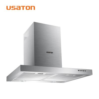 China Household Factory Wholesale Kitchen T Shape Cooker Hood Stainless Steel Range Wall Mounted Hood For Household for sale