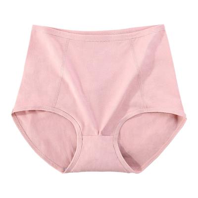 China Color Antibacterial Large Size Pure Super Soft Cotton Comfortable Fashion Woman Breathable Briefs for sale