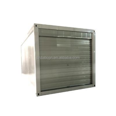 China 20ft Modern Mobile Storage Container Flat Pack Warehouse With Rolling Up Door for sale