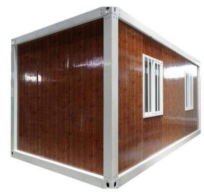 China Modern low cost flat pack prefab construction living container house luxury manufactured portable house for sale