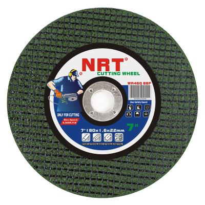 China 7 Inch 180x1.6x22 Aluminum NEAR RITE High Quality Abrasive Cut Off Wheel For Stainless Steel Cutting Disc for sale