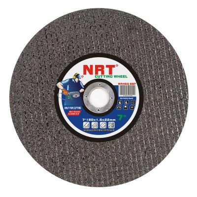 China 7 Inch 180x1.6x22 Double NEAR REAL TIME Ferrous Metal Net Metal Cutting Disc for sale