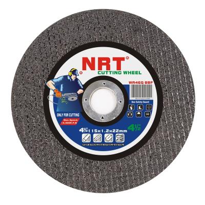 China Ferrous Metals 4 1/2IN NEAR REAL TIME High Speed ​​and High Quality 115x1.2x16 Cutting Resin Disc for Metal for sale