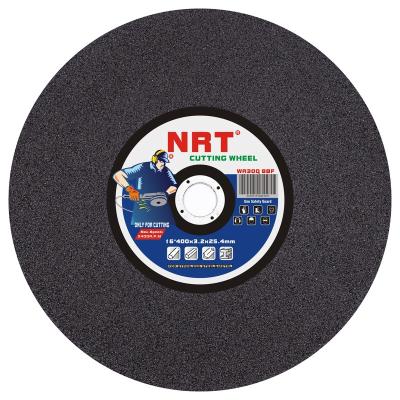 China 400x3.2x25 Inch Capacity Resin Ferrous Metal 16 Inch Capacity NAR Sharp Cutting Wheel For Stainless Steel Cutting for sale