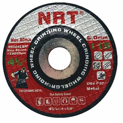 China 4 1/2 Inch 115x6x22 Aluminum High Efficiency Abrasive NAR Grinding Wheel For Stainless Steel Grinding for sale