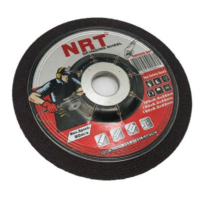 China 6 Inch 150x6x22 High Efficiency Abrasive Aluminum NAR Grinding Wheel For Stainless Steel Grinding for sale