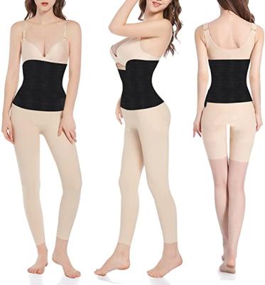 China Breathable Elastic Band Belly Wrap For Weight Loss Tummy Cart Stomach Belt Body Shaper Flat Waist Trainer For Women for sale