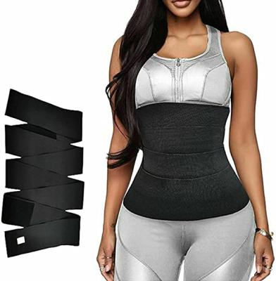 China A Breathable Trimmer Fat Control Women High Waist Belly Compression Waist Wrap Band Slimming Belt Waist Trainer for sale