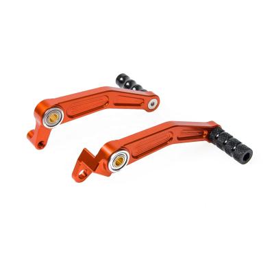 China 6061-T6 NiceCNC Aluminum Orange Brake Clutch Gear Pedal Lever For KTM 125 200 390 Duke RC 2011-2016 for sale