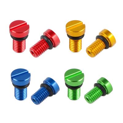 China NiceCNC M5x0.8 Fork Air Valve Aluminum Cap Screw For GASGAS ENDURO GP250 GP300 XC300 2018 2019 2020 for sale