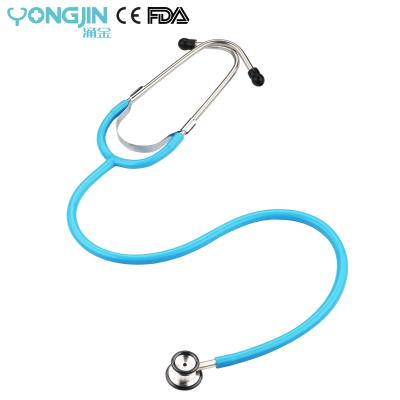 China Heart Sounds Head Stainless Steel Stethoscope YJ S1103-BK Mini Medical Diagnosis Cute Pulse/Dual Baby For Children for sale