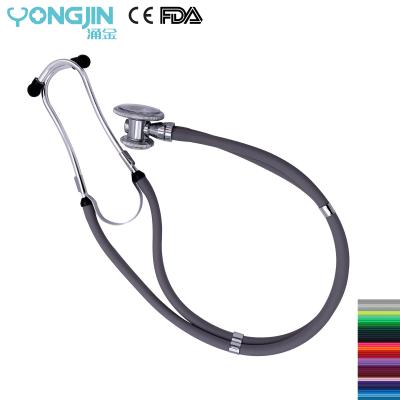 China Pulse Heart/Lung Sounds/Murmur Gastrointestinal Colorful Medical Diagnosis Sprague Rappaport Dual Tube Peristalsis Private Clinic Stethoscope YJ S2224-GY for sale