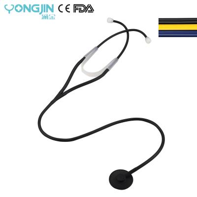 China Pulse Heart Sounds YJ S5314-BK Medical Diagnostic Black / Disposable All Plastic Stethoscope For Sale for sale