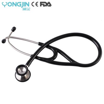 China Pulse Heart Sounds YJ S1204A One-tube Cardiology Stainless Steel Stethoscope / Advanced Dual Head Best for sale