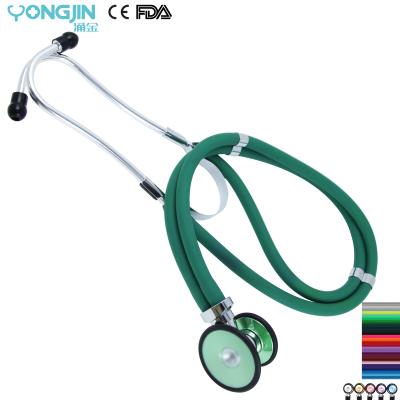 China Pulse Heart/Lung Sounds/Murmurs Best Colorized-Rubber-Visual Gastrointestinal Medical Circle Sprague Rappaport Dual Tube Peristalsis YJ S2324-DGN Stethoscope for sale